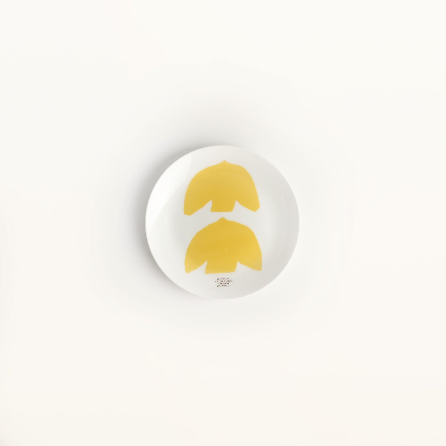 Yellow Birdie Plate_S